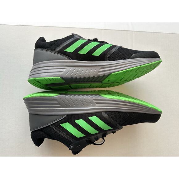 ADIDAS Galaxy 5 Running Shoe H04597 Sz 11 Black/Screaming Green Athletic - Picture 9 of 11
